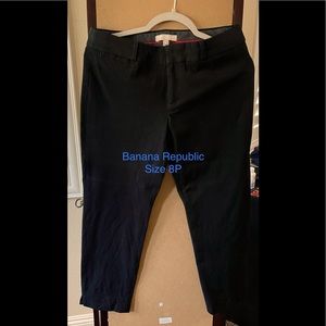 Banana Republic crop pant Black, so 8P